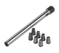 Besttoolifes Maschiatura Lunghezza 100 mm per fresatrici Alesatura Diametro diritto Foratura Er8 Pinze Cnc Plus Shank Mandrino in acciaio 10mm C10 Er8a 100l Pinza con Mandrino Supporto 7 Pz