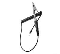 Besttoolifes Morsetto a terra per saldatori TS80 e TS100, cavo di terra sicuro ESD con clip e U-terminal, lunghezza 1,5 m