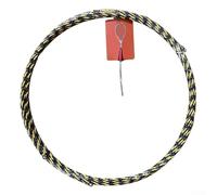 Besttoolifes Nastro per pesci da 1,2 m per strumento di pesca durevole con molla guida, estrattore per cavi in poliestere ad alta visibilità per condotti e installazioni elettriche (10 m)