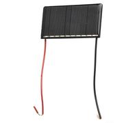 Besttoolifes Pannello solare portatile da 5 V 60 mA per mini progetti fai da te, celle monocristalline nere da 68 × 36 mm, compatibile con piccole batterie CC ed esperimenti scientifici (5 pezzi)