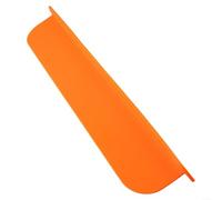 Besttoolifes Paraspruzzi per lavello da cucina in silicone, facile da pulire, lavabile in lavastoviglie, 49 x 5 x 8,5 cm (arancione)