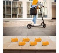 Besttoolifes Per G30, gommini in silicone per scooter elettrici Xiaomi, compatibili con modelli Pro 2, 1S e Max, set da 6 pezzi, 3 x 2 cm, colore: nero