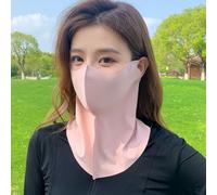 Besttoolifes Per l'estate Outdoor Face Guard Traspirante per le Donne Portatile Flessibile Protezione Scialle Stile Maschera Versatile Uv Ear Loop Plus Naso Bridge Avere per Escursioni per (amido)