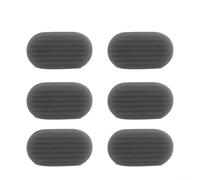 Besttoolifes Per Mi4, gommini in silicone per scooter elettrici Xiaomi, compatibili con modelli Pro 2, 1S e Max, set da 6 pezzi, 3 x 2 cm, colore: nero