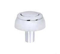 Besttoolifes Per Siamp Storm 33A pulsante WC doppio scarico cromato ABS cisterna attuatore per installazione standard 38-44 mm di diametro (B)