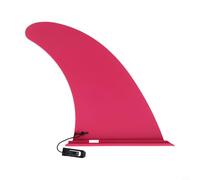 Besttoolifes Pinna da surf da 22,9 cm, pinna centrale da surf per wave riding, pinna scorrevole con design splitter, pinna posteriore rimovibile, compatibile con SUP e (rosa)