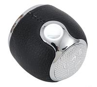 Besttoolifes Pomello del cambio a 5/6 velocità, in pelle nera, compatibile con Mito 2008-2016, accessorio di ricambio per interni dal design vintage (5 velocità)