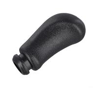 Besttoolifes Pomello del cambio manuale a 5 marce in pelle PU argento opaco compatibile con Clio II III Megane II per Laguna II Dacia Logan con ghetta bagagliaio