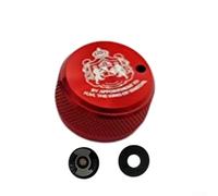 Besttoolifes Pomello del freno meccanico con kit audio interno, bobina in lega di alluminio, parte compatibile con mulinelli ABU 3/3.5/4/P5 per riparazioni di pesca (rosso)