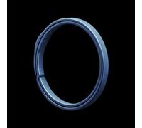 Besttoolifes Portachiavi compatibile con tutti i giorni con lo sport Plus, super portatile, stile moschettone, resistenza alle chiavi, resistente agli acidi, più metà (grigio, 26 mm)