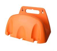 Besttoolifes Portagomma resistente per esterni, gancio per tubo da giardino a parete per acqua, piscina e compressore d'aria, organizer in metallo (rosso)