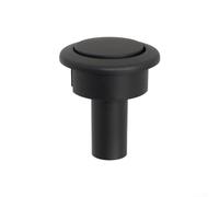 Besttoolifes Pulsante cromato per sciacquone, doppia valvola di scarico, con coperchio di supporto, 38-44 mm (A)