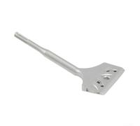 Besttoolifes Punta da trapano elettrica con gambo rotondo in acciaio, scalpello curvo, strumento piatto per muratura con angolo di piegatura di 20° per spazi difficili da raggiungere