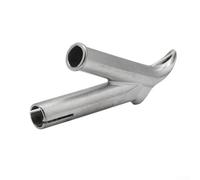 Besttoolifes Punta per ugello per saldatura, 5 mm, 6 mm, 8 mm, in metallo, rotonda, per saldatura ad aria calda, per saldatura in polipropilene, polietilene, PVC, policarbonato, argento (7 mm)