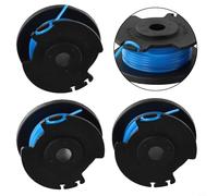 Besttoolifes RAC125 - Bobine di ricambio per decespugliatori, confezione da 3 pezzi di filo in nylon intrecciato da 1,0 mm, strumento - caricamento rapido, alimentazione automatica del cavo, durata