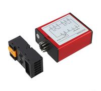 Besttoolifes Rilevatore di loop per veicoli a canale singolo da 240 V, sensore di terra per cancelli con stabilità anti-interferenza per sistemi di barriera per parcheggi (220 V)