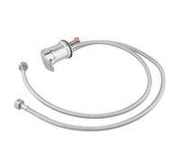 Besttoolifes Rubinetto miscelatore cromato con doccetta estraibile e tubo da 120 cm per letto shampoo, lavandino da barbiere, stazione di styling parrucchiere, prugna