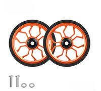 Besttoolifes Ruote in lega di alluminio da 80 mm per Brompton | Leggero cuscinetto sigillato pieghevole aggiornamento bici, anello di gomma antiscivolo per regolare per il transito