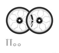 Besttoolifes Ruote in lega di alluminio da 80 mm per Brompton | Leggero cuscinetto sigillato pieghevole aggiornamento bici, anello di gomma antiscivolo per regolare per il transito