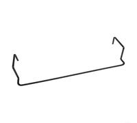 Besttoolifes Scaldasalviette per scaldasalviette riscaldato, barra portasciugamani in metallo, supporto per asciugamani sopra il radiatore, 35 cm, S 50 cm, L (nero-grande)