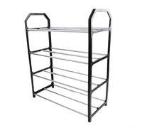 Besttoolifes Scarpiera a 5 ripiani, salvaspazio, con montaggio rapido e senza attrezzi, può contenere 15-20 paia, dimensioni: 50 x 18 x 42 cm (lunghezza x larghezza x altezza)