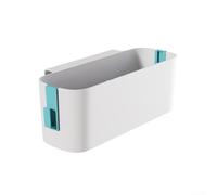 Besttoolifes Scatola portaoggetti da appendere al comodino, in plastica PP, per dormitorio, letto a castello o passeggino, mensola per contenere libri, bevande, telefono, occhiali, telecomando (verde)