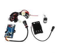 Besttoolifes Scheda di controllo del riscaldatore ad aria 12 V 24 V con display LCD e telecomando, interruttore riscaldatore di parcheggio diesel per camion e auto, arresto di avvio temporizzazione