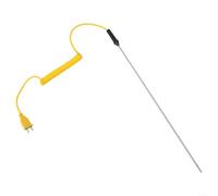 Besttoolifes Sensore sonda termocoppia tipo K, intervallo di temperatura da -50 °C a 1200 °C, alta sensibilità, connettore miniaturizzato, compatibile con termometro digitale tipo K (100 mm)