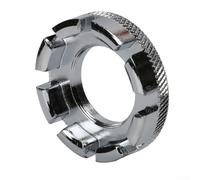 Besttoolifes Set di 2 chiavi a raggi in acciaio per riparazione e serraggio ruote e attrezzi da 10/11/12/13/14 g/15 g, per la manutenzione e la manutenzione con chiave calibro accurata, argento