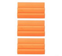 Besttoolifes Set di 3 ganci per esche da pesca a mosca, peso piuma e resistente all'usura, accessorio per il fissaggio di vestiti, tiene mosche e ami (arancione)