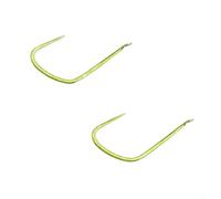 Besttoolifes Set di 50 ami da pesca alla carpa senza ardiglione, in metallo, per mare e acqua dolce, dimensioni 610, finitura verde erba, affilati per una migliore penetrazione (numero 10)