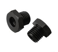 Besttoolifes Set di connettori di conversione per mandrino per mandrino per tornio per tornio per legno M18X2.5 a 1-8TPI Strumento di lavorazione professionale in metallo Lavorazione del legno