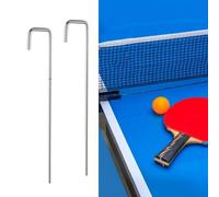 Besttoolifes Set di ricambio per rete da ping pong, struttura in acciaio per una lunga durata, presa sicura e facile installazione, compatibile con standard