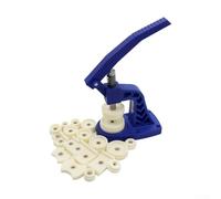 Besttoolifes Set di strumenti per la riparazione e la chiusura della cassa dell'orologio con 20 fustelle in nylon e base stabile per la riparazione e la chiusura della cassa, compatibile con la