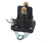 Besttoolifes Solenoide di avviamento a 3 poli per tosaerba per sostituzione interruttore relè, interruttore di avviamento elettromagnetico in metallo da 12 V, compatibile con Briggs & Stratton