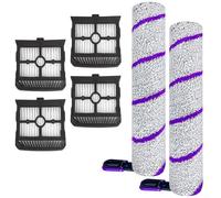 Besttoolifes Spazzola a rullo e kit filtro HEPA, parti di ricambio, carta da filtro in nylon per pelucchi in plastica, per aspirapolvere X-Clean 10 Wet and Dry (B)