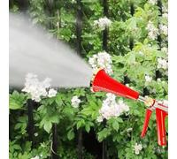 Besttoolifes Spruzzatore da giardino ad alta pressione, ugello in rame e struttura in plastica, nebbia fine per il controllo dei parassiti e la cura degli alberi da frutto (rosso)