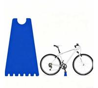 Besttoolifes St&, espositore trasparente per biciclette pieghevoli, supporto compatto per parcheggio in plastica, facile installazione, per riporre oggetti in casa e showroom (blu)