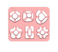 Besttoolifes Stencil per fai da te per argilla polimerica, design cavo con taglierina multiforma, strumento riutilizzabile per modellare l'argilla morbida, adatto ai principianti (016)