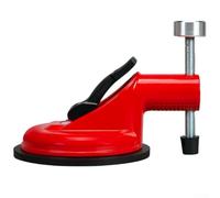 Besttoolifes Strumento di livellamento a ventosa per piastrelle con staffa regolabile per gradiente, in lega di alluminio da 122 mm, per un'installazione precisa di piastrelle su vetro, ceramica o