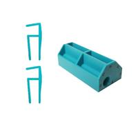 Besttoolifes Strumento di marcatura parallela per falegnameria, in plastica ABS, guida per la scrittura del falegname con scala chiara, marcatore multi margine con guida per marcatura a matita per (C)