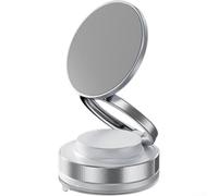 Besttoolifes Supporto magnetico sottovuoto per console centrale con regolazione a doppio asse e forte aspirazione (bianco)