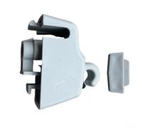 Besttoolifes Supporto per aletta parasole, materiale ABS, ricambio per numeri OEM 4L0859562 e 4L0859561 (grigio)