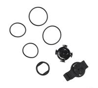 Besttoolifes Supporto per orologio da bici, per Garmin 3, 5X, 6X, 7X, 8, MK1, MK2, D2, in ABS, per computer da ciclismo, nero (20 mm)