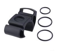 Besttoolifes Supporto per smartwatch da bicicletta per Garmin e Polar Watch, supporto per manubrio in silicone per barre rotonde e piatte, vestibilità sicura con facile installazione