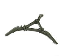 Besttoolifes Supporto portatile per bombole di gas butano verde, per stufe da campeggio, treppiede pieghevole in nylon per taniche di carburante con dimensioni compatte da 20 x 3 cm, dimensioni aperte