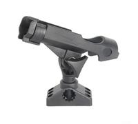 Besttoolifes Supporto regolabile per canna da pesca, girevole a 360 gradi con staffa di base, montaggio a filo compatibile con canoa yacht