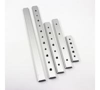 Besttoolifes T-Track Slider Mitra Jig, in lega di alluminio, barra a T per sega da tavolo e banco da lavoro, strumento per la lavorazione del legno fai da te con design compatto, argento (100 mm tipo