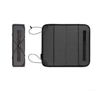 Besttoolifes Tappetino pieghevole per escursionismo, campeggio, picnic, leggero, impermeabile, a prova di umidità, per schiuma EVA e nylon resistente, compatto (nero)