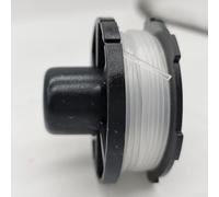 Besttoolifes Tappo a bobina con funzione Tap & Go, filettatura rotonda da 1,65 mm, 8 m, compatibile con decespugliatore Makita DUR181Z/DUR141Z/DUR141/DUR181RF, include bobina di linea e molla